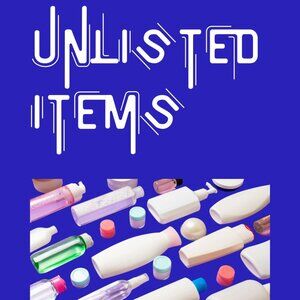 UNLISTED BEAUTY ITEMS
